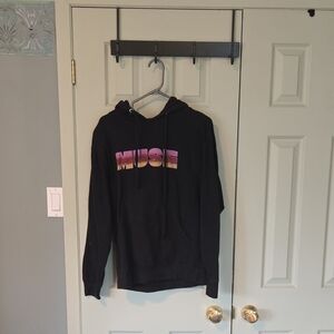 🖤 Black Hoodie with Colorful 'MUSE' Graphic